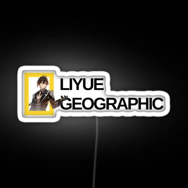 Liyue Geographic RGB Neon Sign