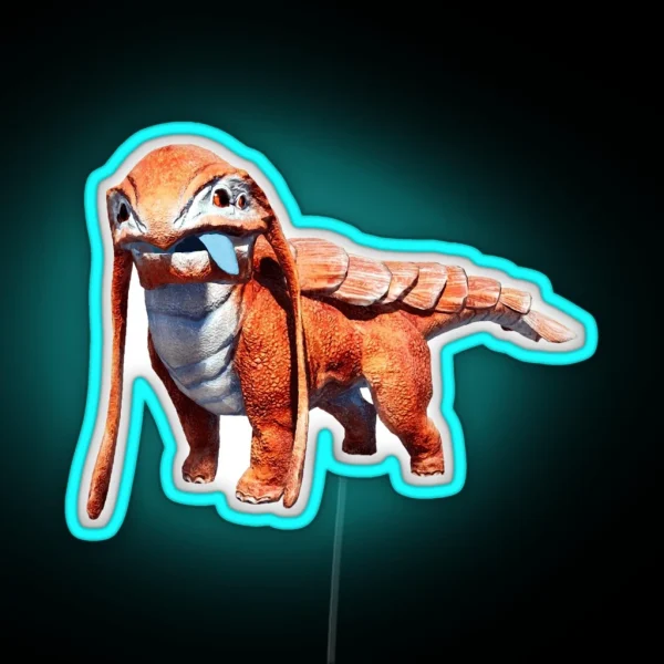 Lizard Doggo RGB Neon Sign