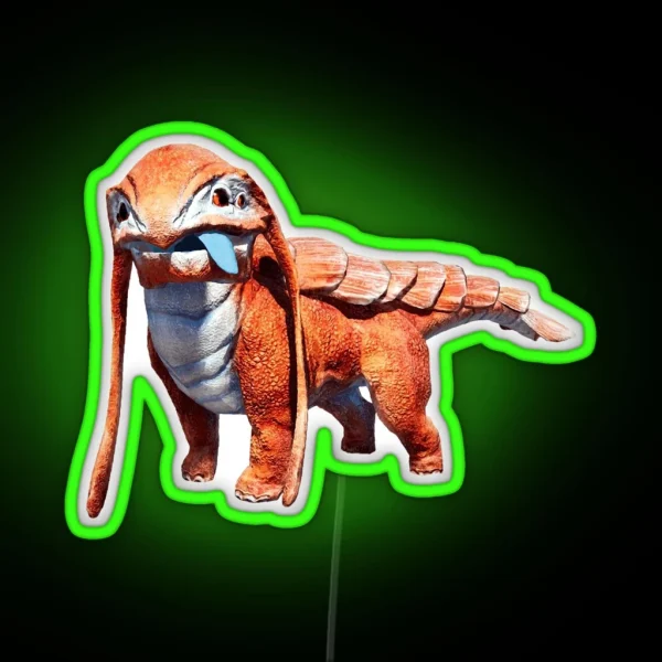 Lizard Doggo RGB Neon Sign