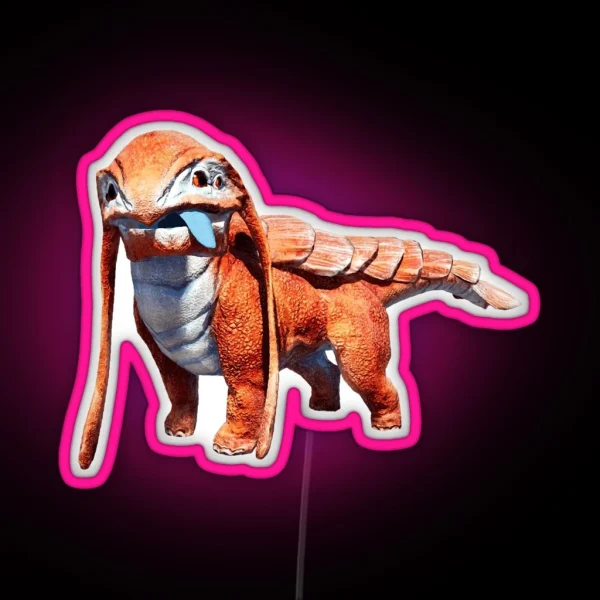 Lizard Doggo RGB Neon Sign