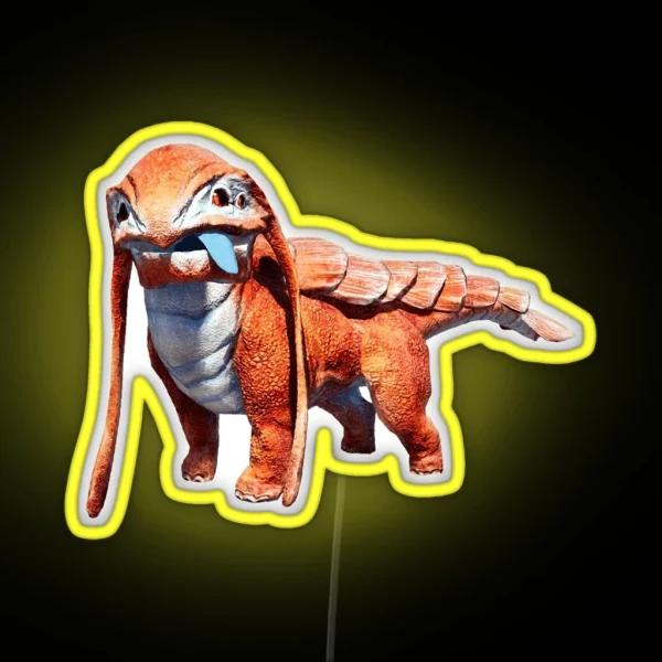 Lizard Doggo RGB Neon Sign