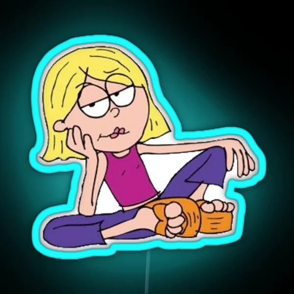 Lizzie Mcguire Bored RGB Neon Sign
