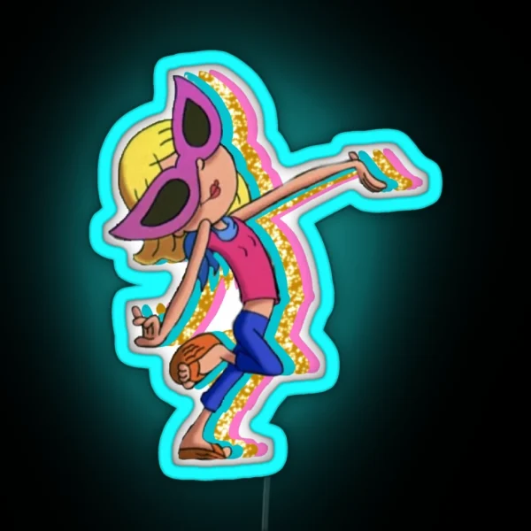 Lizzie Mcguire Cartoon RGB Neon Sign