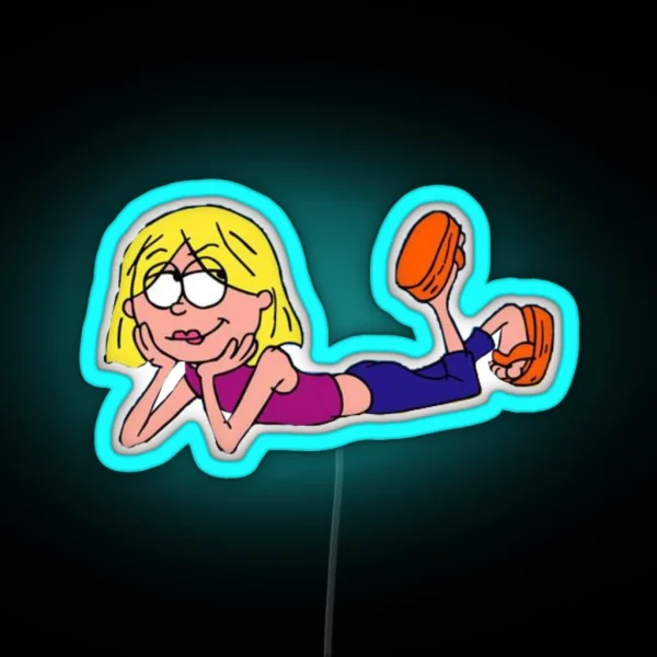 Lizzie Mcguire Chillin RGB Neon Sign