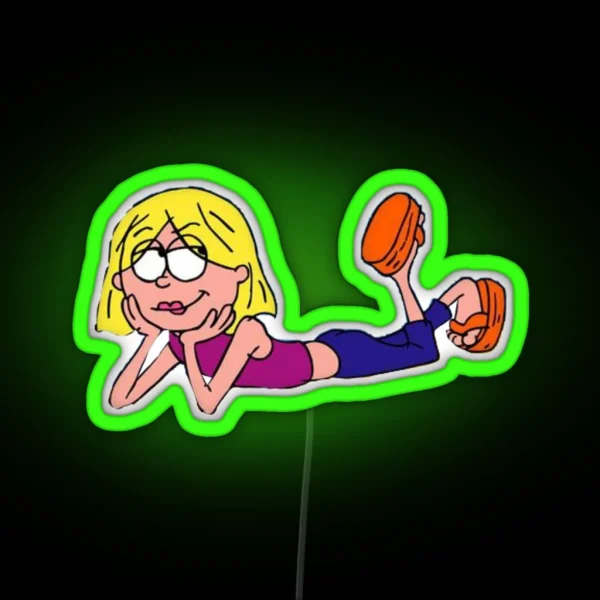 Lizzie Mcguire Chillin RGB Neon Sign