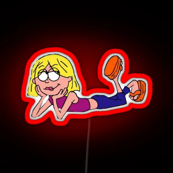 Lizzie Mcguire Chillin RGB Neon Sign