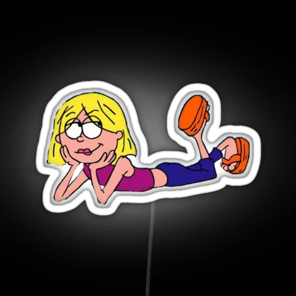 Lizzie Mcguire Chillin RGB Neon Sign