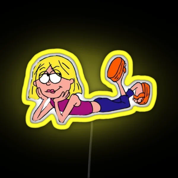 Lizzie Mcguire Chillin RGB Neon Sign