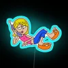 Authentic Lizzie McGuire Phone-inspired Neon Sign with Color-Changing RGB Lighting