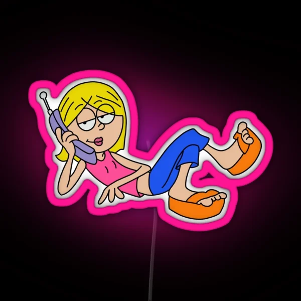 Lizzie Mcguire Phone RGB Neon Sign