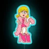 Vintage inspired Lizzie McGuire's iconic 90s style RGB neon light