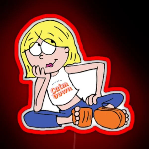 Lizzie Mcguire Thinks You Need To Calm Down RGB Neon Sign
