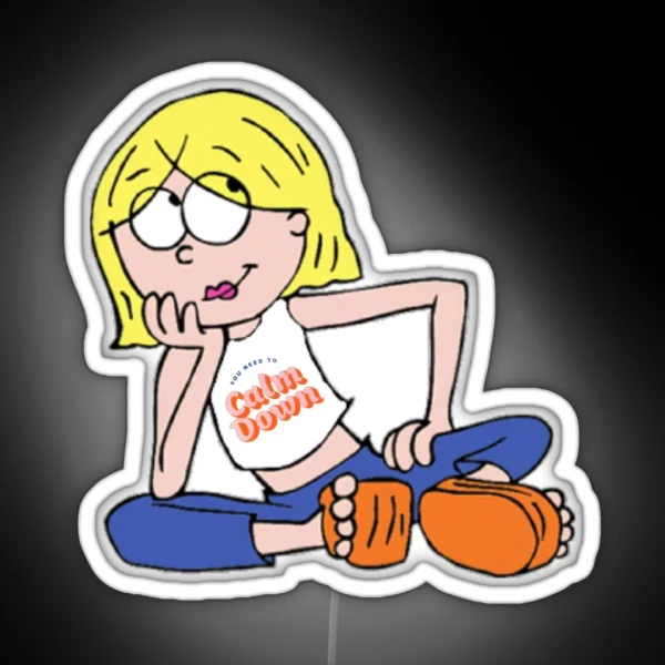 Lizzie Mcguire Thinks You Need To Calm Down RGB Neon Sign