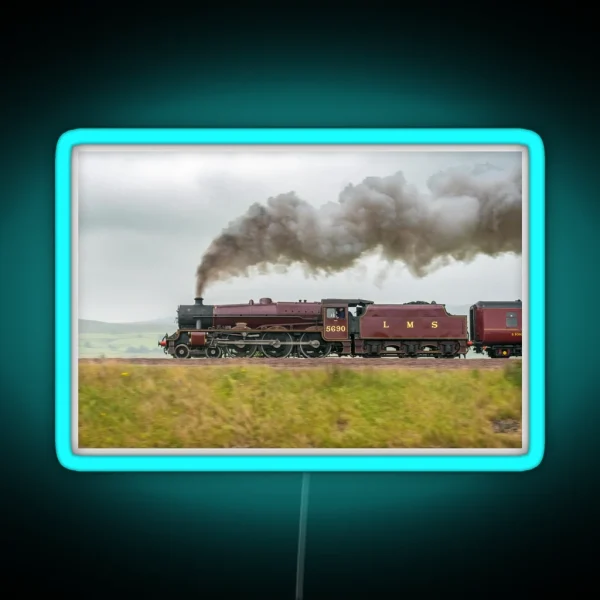 LMS Jubilee Class 5690 Leander RGB Neon Sign
