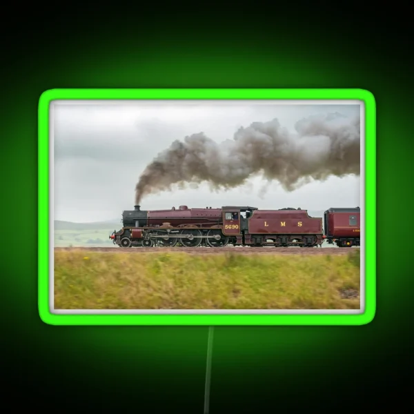 LMS Jubilee Class 5690 Leander RGB Neon Sign