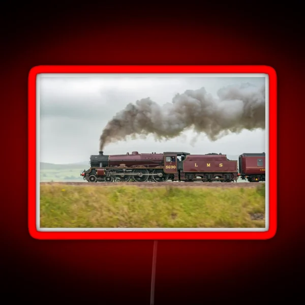 LMS Jubilee Class 5690 Leander RGB Neon Sign