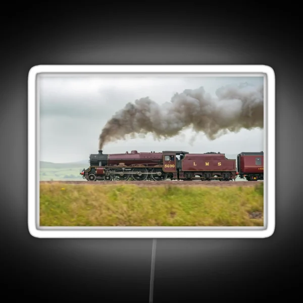 LMS Jubilee Class 5690 Leander RGB Neon Sign