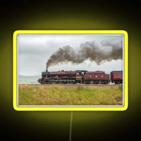 LMS Jubilee Class 5690 Leander RGB Neon Sign