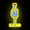 Dynamic RGB Color Change LED Sign with Time and Date Display