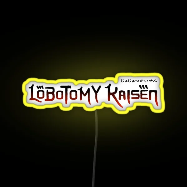 Lobotomy Kaisen RGB Neon Sign