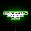 Add retro edge with colorful Lobotomy RGB neon wall decor.