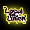 Customizable local business owner's vibrant non-union neon signage solution