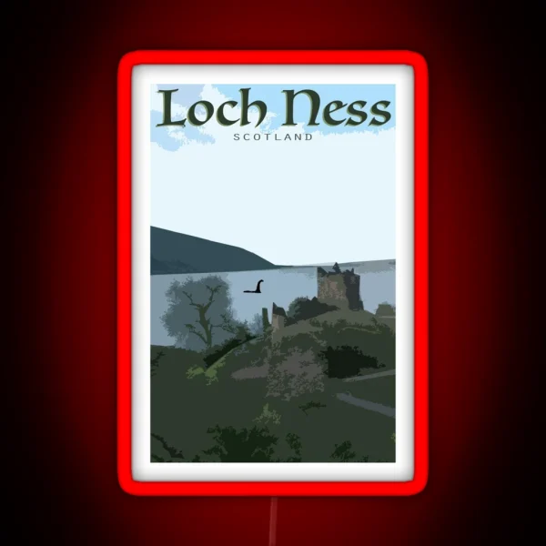 Loch Ness Monster RGB Neon Sign