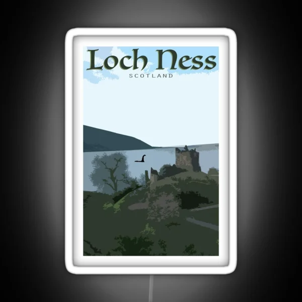 Loch Ness Monster RGB Neon Sign