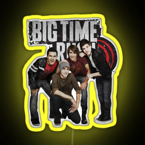 Logo Big Time Vinatge Poster RGB Neon Sign