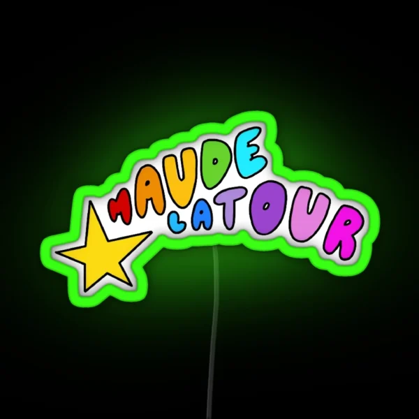 Logo Maude Latour RGB Neon Sign