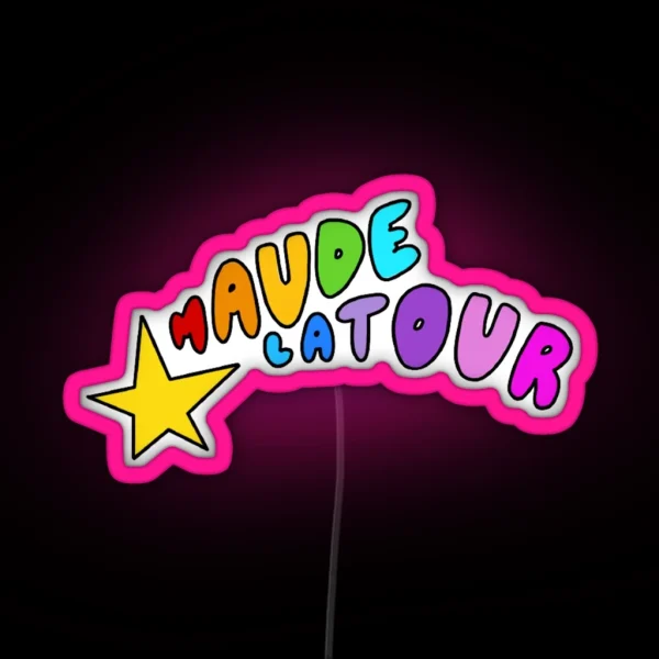 Logo Maude Latour RGB Neon Sign
