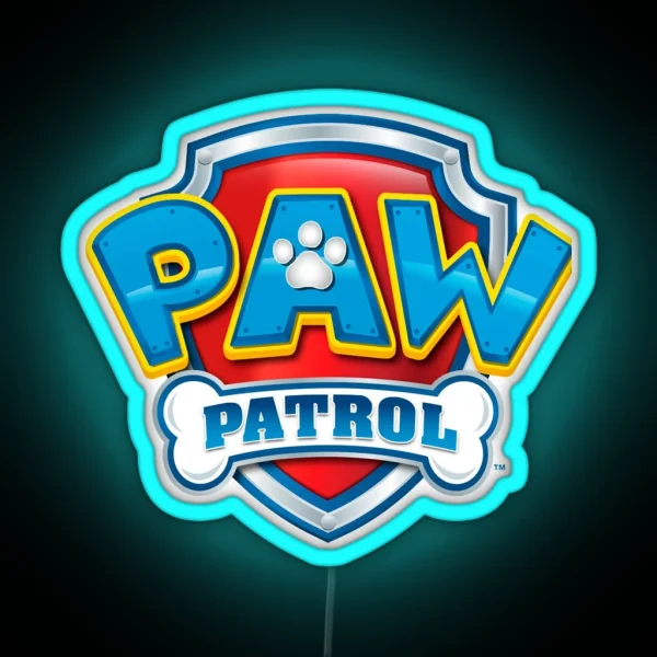 Logo Paw Patrol Essentiel RGB Neon Sign