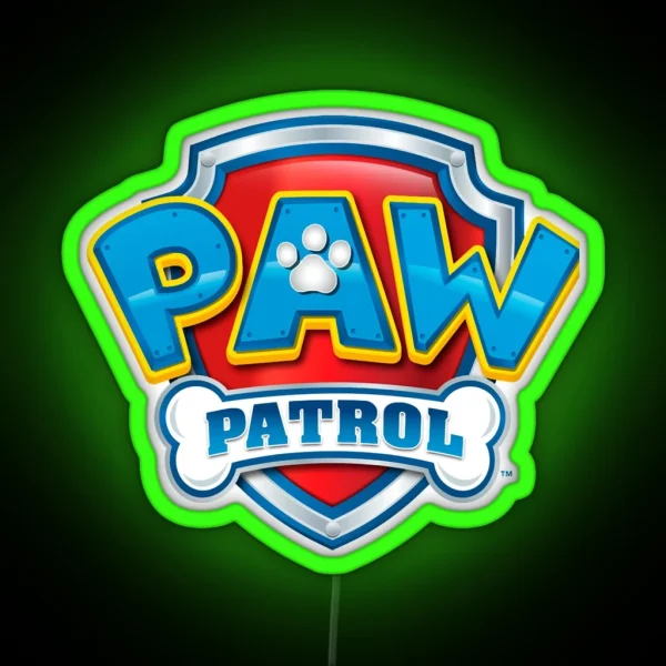 Logo Paw Patrol Essentiel RGB Neon Sign