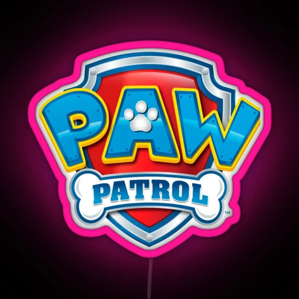 Logo Paw Patrol Essentiel RGB Neon Sign