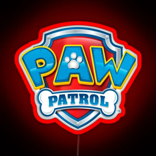Logo Paw Patrol Essentiel RGB Neon Sign