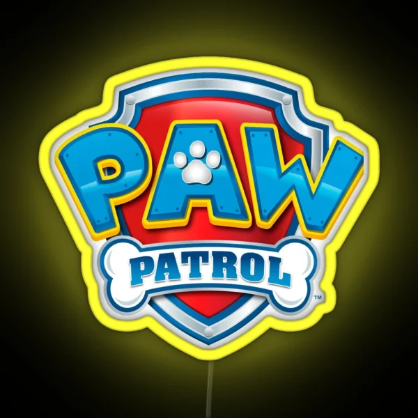 Logo Paw Patrol Essentiel RGB Neon Sign