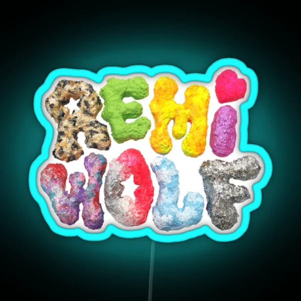 Logo Remi Wolf RGB Neon Sign