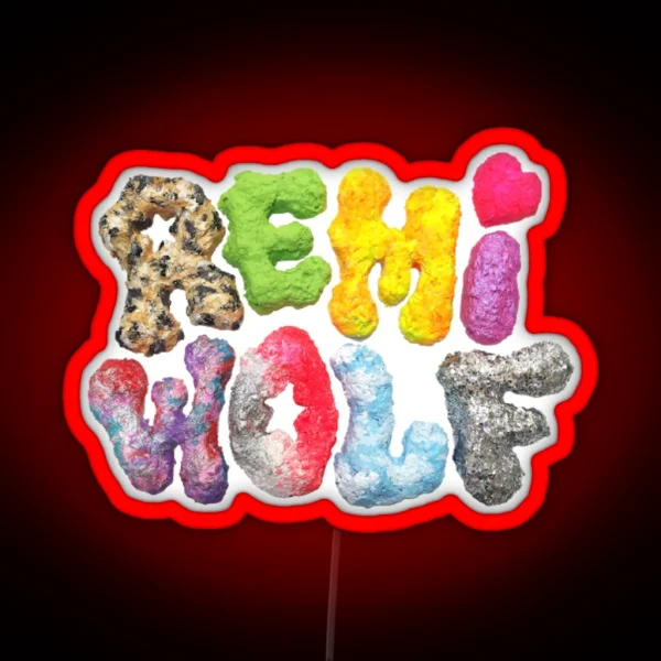 Logo Remi Wolf RGB Neon Sign