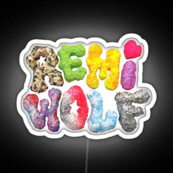 Logo Remi Wolf RGB Neon Sign