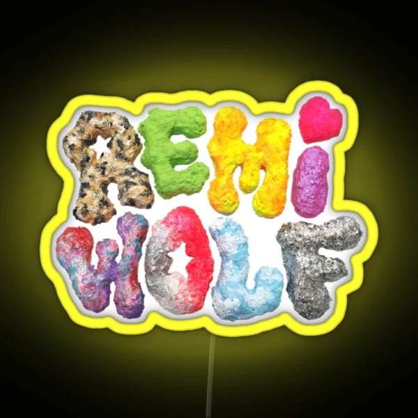 Logo Remi Wolf RGB Neon Sign