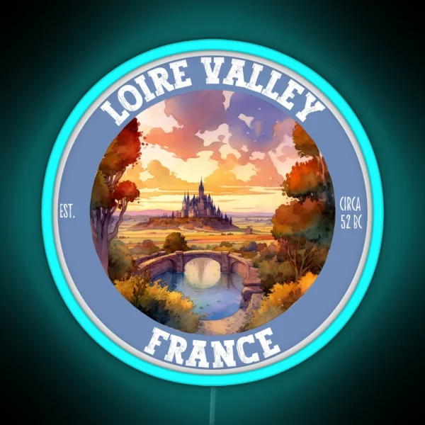 Loire Valley France Retro Vintage Amazing Outdoors RGB Neon Sign