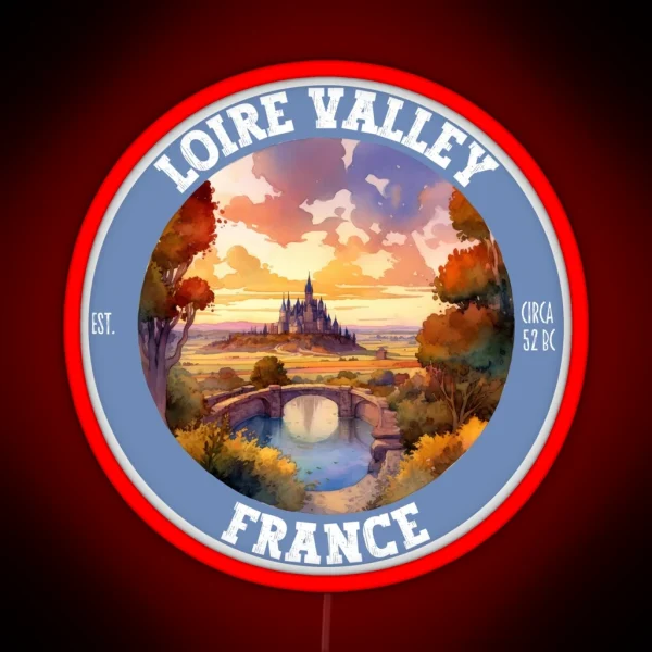 Loire Valley France Retro Vintage Amazing Outdoors RGB Neon Sign