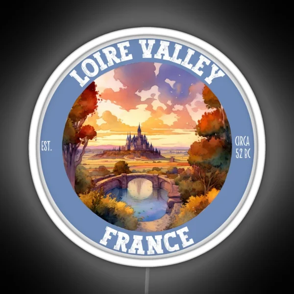 Loire Valley France Retro Vintage Amazing Outdoors RGB Neon Sign