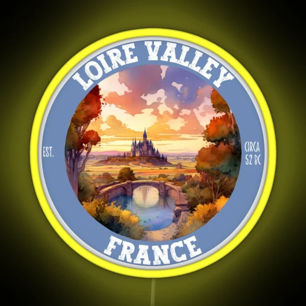 Loire Valley France Retro Vintage Amazing Outdoors RGB Neon Sign