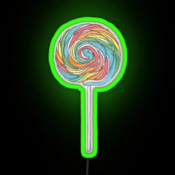 Lolly Pop RGB Neon Sign