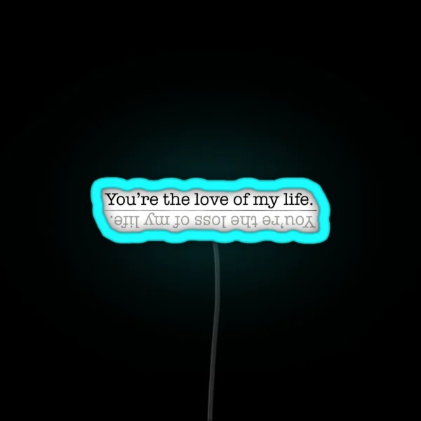 Loml Taylor Swift TTPD RGB Neon Sign