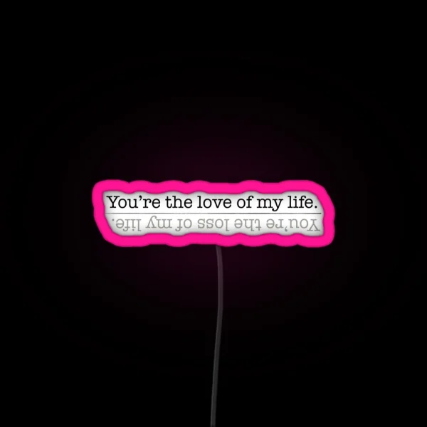 Loml Taylor Swift TTPD RGB Neon Sign