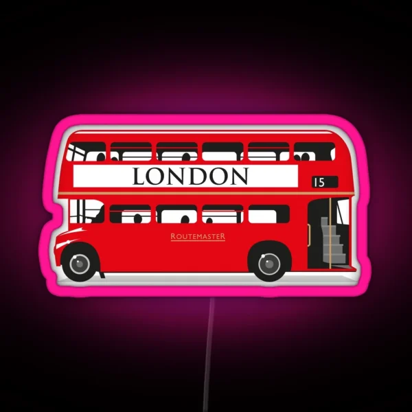 London Bus RGB Neon Sign