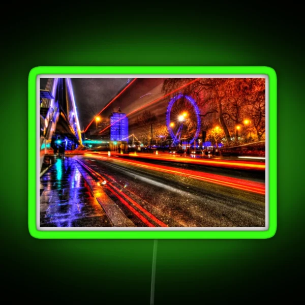 London Lights Long Exposure RGB Neon Sign
