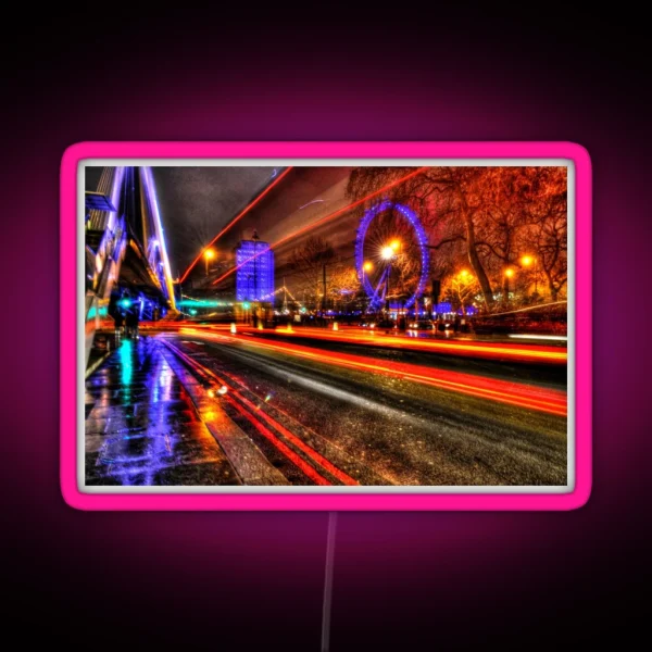 London Lights Long Exposure RGB Neon Sign